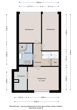 Floorplan - Regulus 36, 7904 KK Hoogeveen